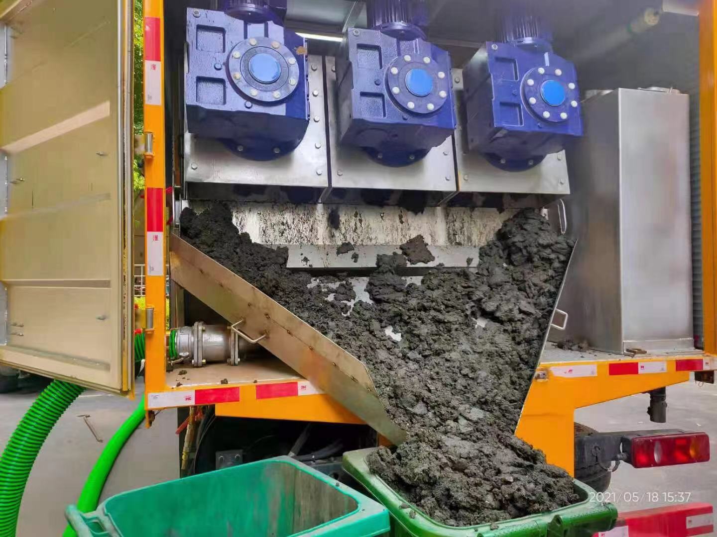 长丰镇化粪池清掏城市维护站-泥浆净化干湿分离处理